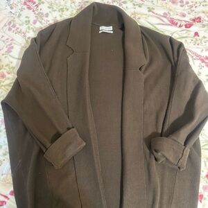 Urban Outfitters Green Knit Cardigan